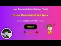 Sudo Command in Linux | Install Package, Update &amp; Edit Configuration File | Cloud with Sam |