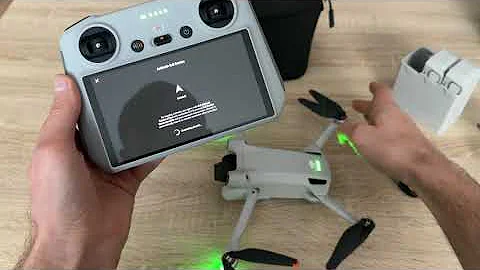 DJI MINI 3 PRO startup - setting up for first flight