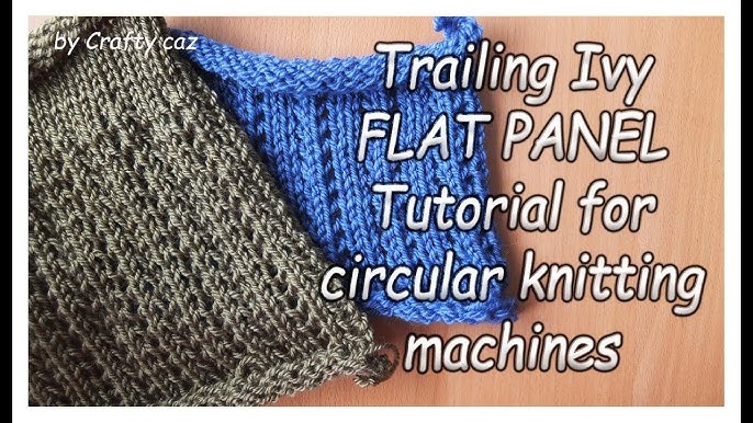 Easy flat cirkels, scrubbies with your 22 needle circular knitting