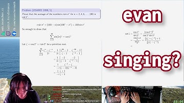 USAMO 1996/1: ft Evan singing halfheartedly