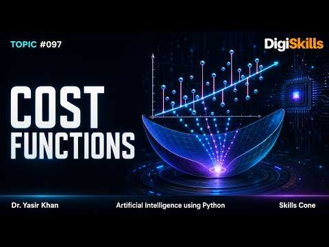Cost Function & Mean Squared Error | Artificial Intelligence using Python Topic #097 - Skills Cone