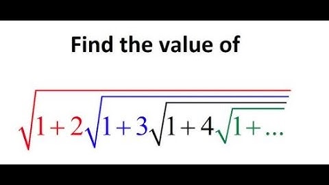 How To Solve This Crazy Equation. Ramanujan
