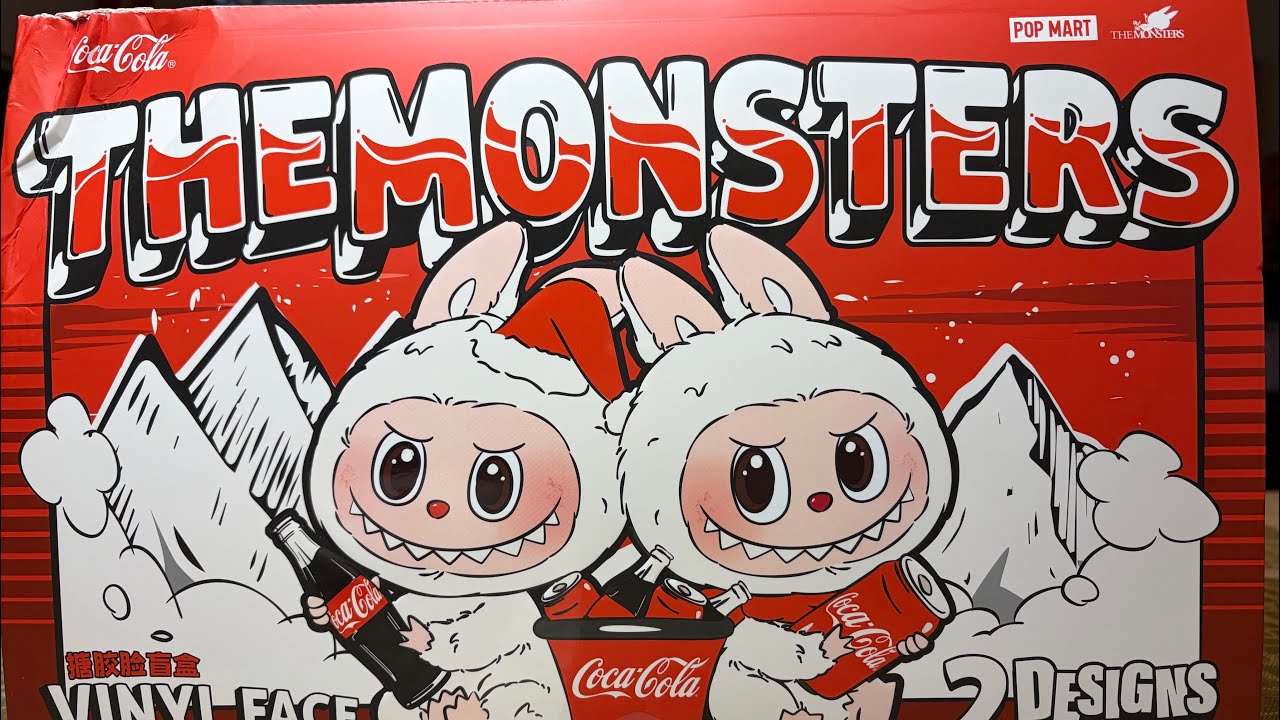 Pop Mart The Monsters Coca Cola Labubus Full Case Unboxing 