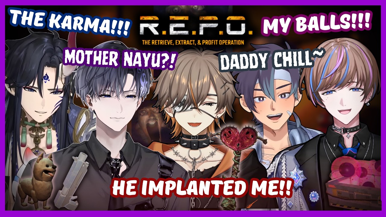 [R.E.P.O. COLLAB] the soju boys kept dying… carried by nayu the mother