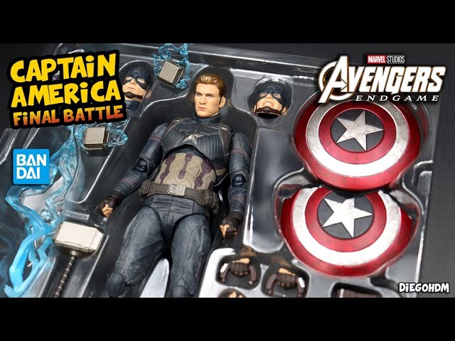Bandai CAPTAIN AMERICA SH Figuarts Avengers Endgame Review BR / DiegoHDM 
