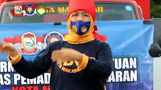 Lomba Senam Covid DWP Unit Dinas DAMKAR Kota Makassar