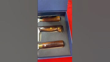 Bộ dao làm quà tặng từ xưởng rèn Hoàng Tùng Đa Sỹ #langdasy #langnghe #rèn