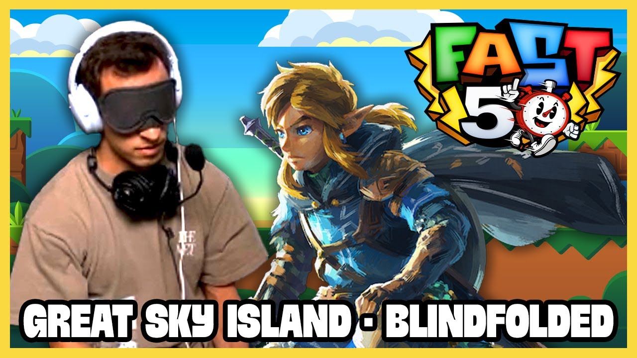 PointCrow conquers Great Sky Island while blindfolded | Fast50