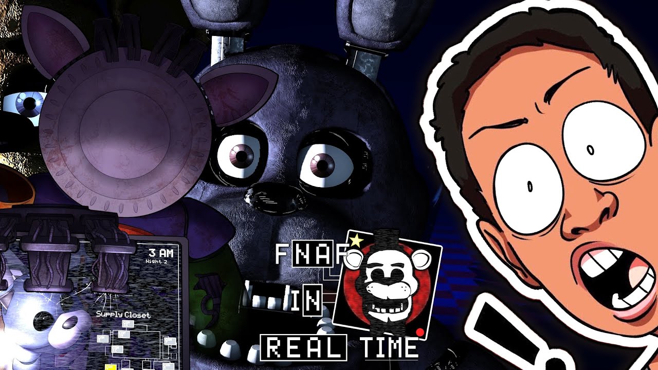 THEY ALL MOVE NOW Five Nights at Freddy's: In Real Time (Part 1) - YouTube
