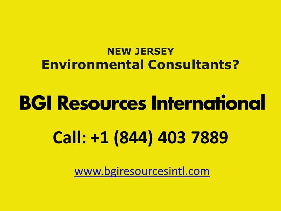 Environmental Consultants New Jersey BGI Resources International, NJ