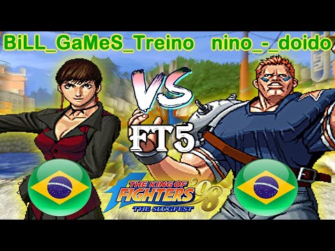 KOF 98 - BiLL_GaMeS_Treino vs nino_-_doido FT5