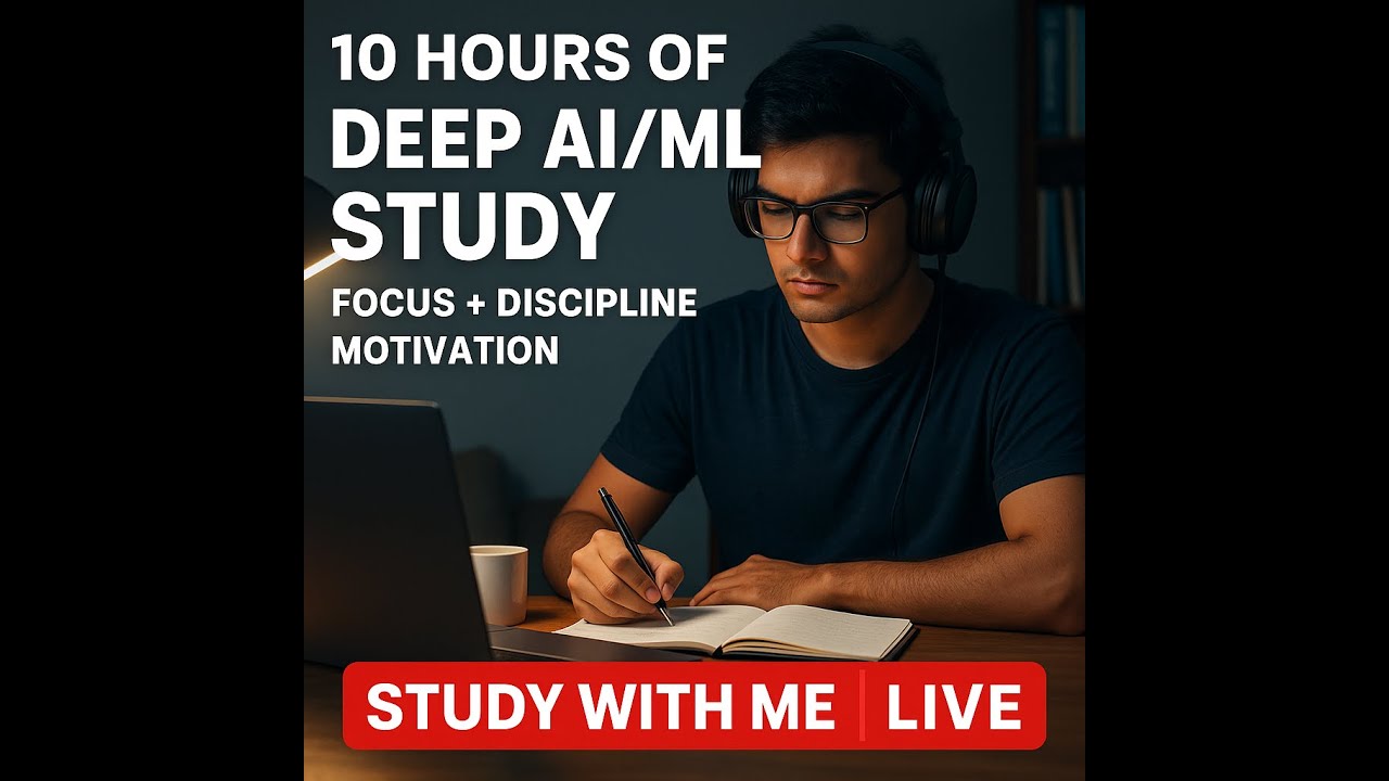 Day 10 – Deep AI/ML Study Marathon (10 Hours) | Focus, Discipline ...