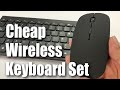 Cheap 2.4GHz Wireless Keyboard and Mouse Combo by UPWADE Review