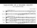 Score Copland Variations On A Shaker Melody From Appalachian Spring mp3
