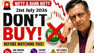 🚨 Don’t Trade Before Watching This! | Nifty and Bank Nifty Prediction for 21st July   🔮