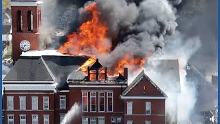  Stream  Fire Engulfs Old Floyd County Courthouse In Rome Georgia