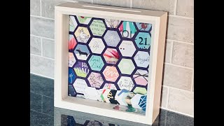 DIY Card Keepsake Shadow Box Frame