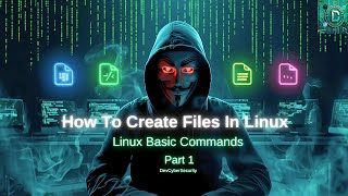 How To Create Files In Linux | Linux Basic Commands | In Hindi | Part 1  | #cybersecurity #trending