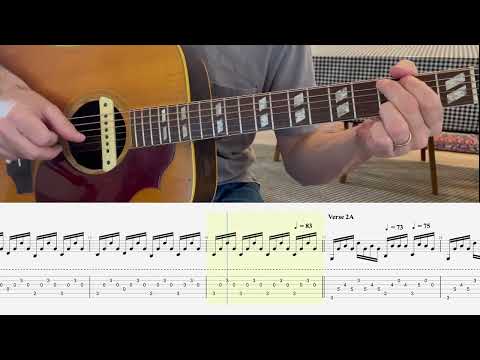 Big Thief - Velvet Ring (Play along guitar tabs video) standard tuning