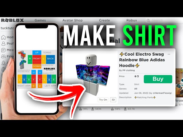 How to make a roblox shirt on iPad! 