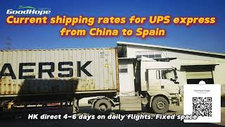 UPS Shipping Solutions from China to Spain