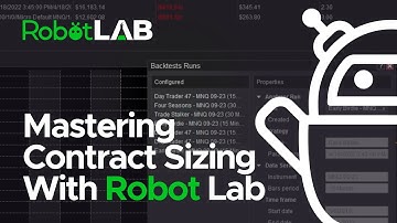 Sizing Contracts with NinjaTrader Bots in Robot Lab