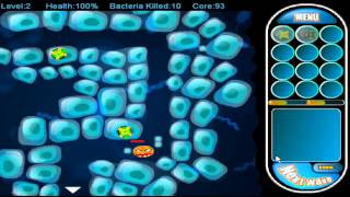 Online Games : Cell Defense - Gameplay