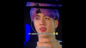 We will miss you jin oppa 😖😖😣🥺😭😭😭 #shorts #sad #bts #jin #bhaidoojspacial  @taewifey