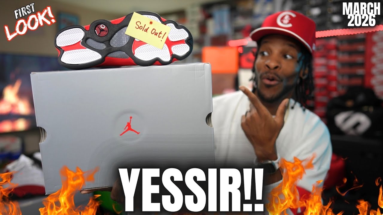 NOW WE'RE TALKING! FIRST LOOK AT THE 2026 JORDAN 13 CHERRY CHICAGO! I'M LOVING THESE!