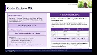 Epidemiology Week 2 Session 2: Association and Screening Parameters