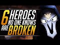 6 OVERPOWERED HEROES NO ONE KNOWS ABOUT: Grandmaster Reveals What You MUST PLAY - Overwatch Guide