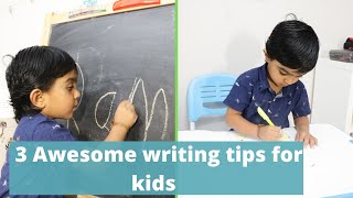 How to Teach Kids to write Alphabet or Numbers | Prewriting skills for kids | Montessori at Home