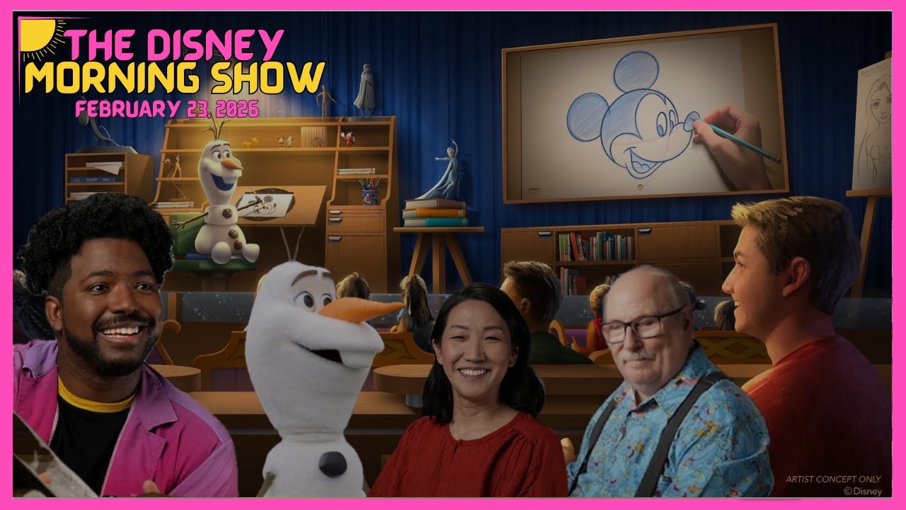 The Disney Morning Show - February 23, 2026 (Olaf Draws, Annies, and More)
