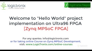 Hello World & Peripheral Test with VIVADO, SDK & Ultra96 FPGA- BOOT.BIN Test