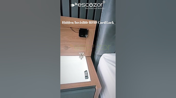 Hidden/Invisible RFID Lock by Escozor