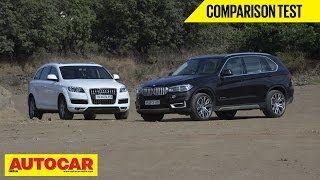 BMW X5 vs Audi Q7 | Comparison Test | Autocar India