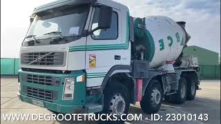 Degroote Trucks: Volvo FM 400 - 8x4 concrete mixer for sale