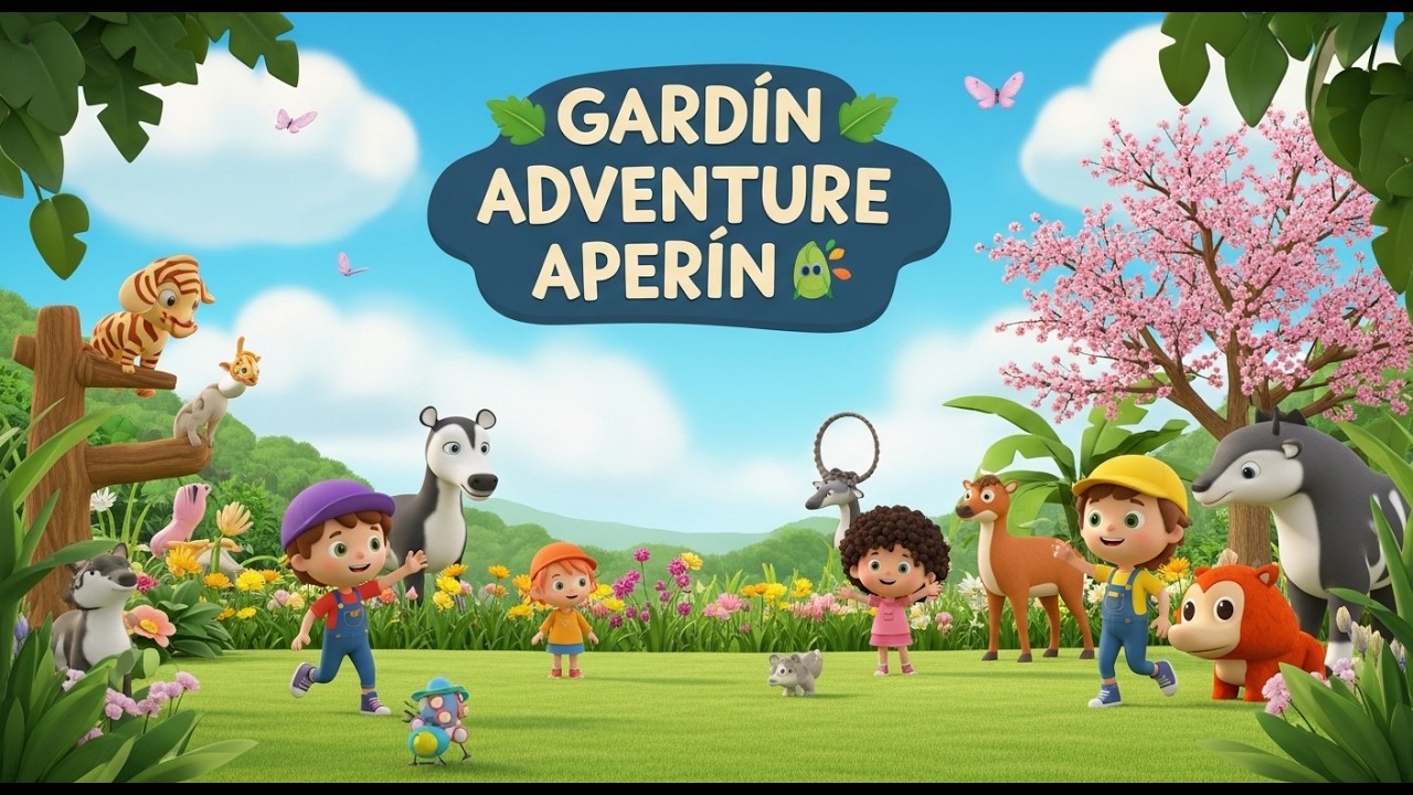 La Dulce Aventura de Primavera del Conejito Sonrisitas!🐰🌼 Canción Infantil de Flores, Amigos y Magia