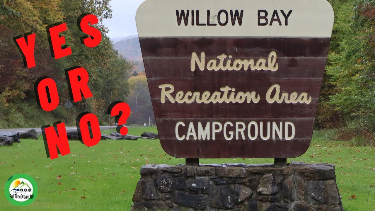 REVIEW OF WILLOW BAY CAMPGROUND IN THE ALLEGHANY NATIONAL FOREST/PA
