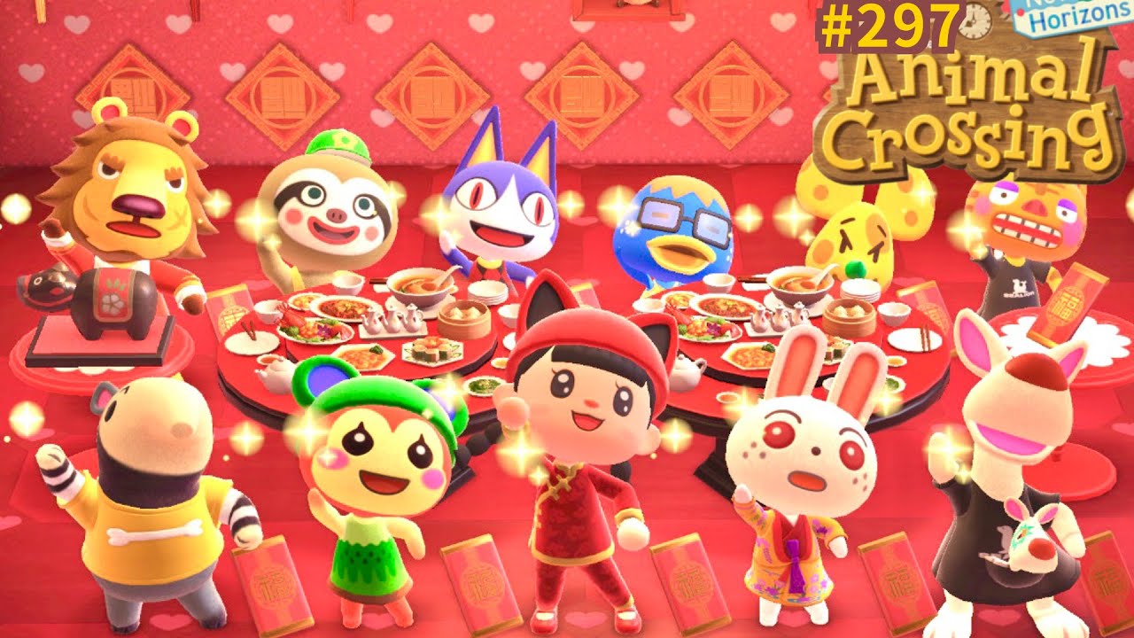 Nouvel An Lunaire Decoration Hongbao Cartes Amiibo Animal Crossing New Horizons 297 Let S Play Youtube