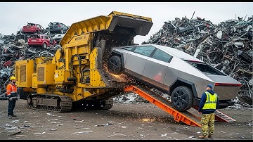 35 Most Dangerous Car Crushing & Shredding Machines That Obliterate Everything | Scrap Processing #9