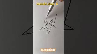 3D Star Drawing Trick