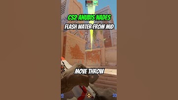 CS2 Anubis Flash Water from Mid CT! #cs2 #counterstrike2