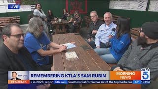 KTLA viewers pay tribute to Sam Rubin at The Apple Pan