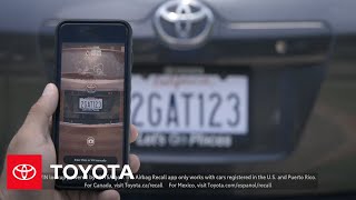 Airbag Recall App Overview | Toyota screenshot 5