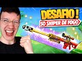 DESAFIO + INSANO DESSA TEMPORADA! SÓ SNIPER DE FOGO - FORTNITE