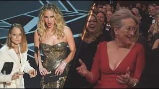 Jennifer Lawrence and Jodie Foster SLAM Meryl Streep; Bring Her To Tears | 2018 Oscars