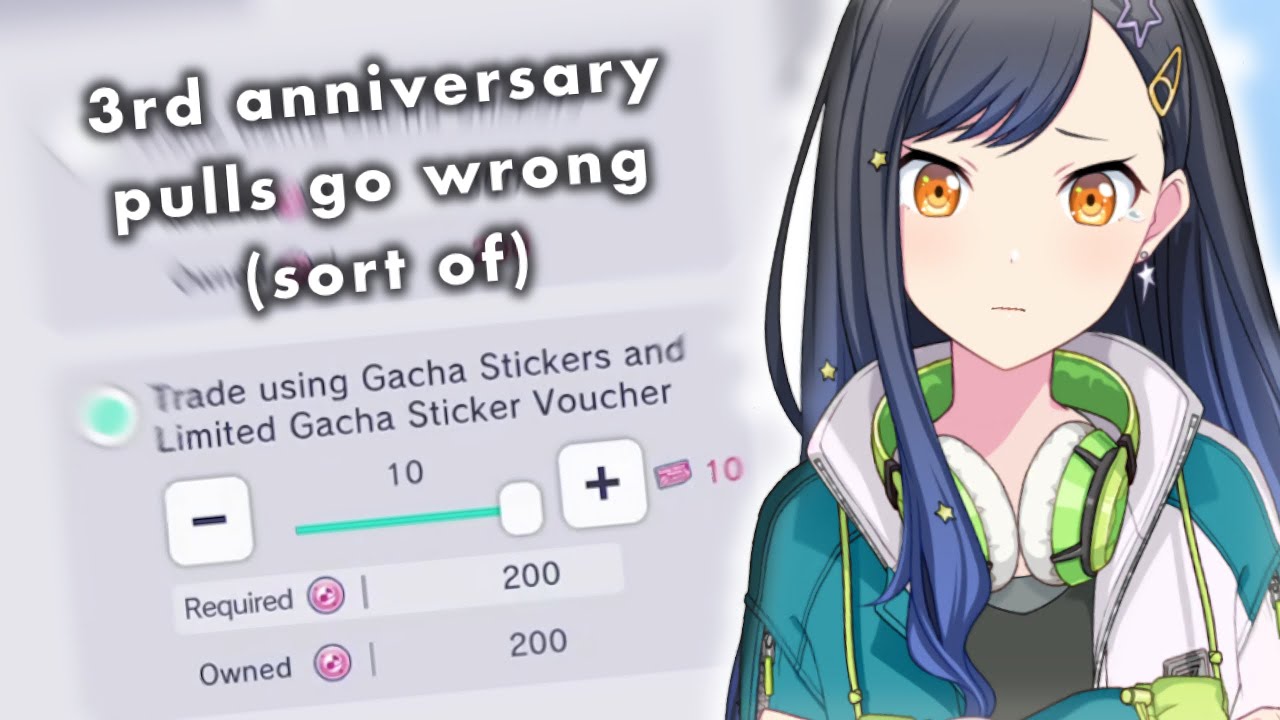 My 3rd anniversary PJSK pulls went... somewhat well? | Project Sekai 3rd Anniversary + free pulls