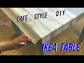 [DIY] IKEAのテーブルがカフェ風に変身☕　Cafe style table☕