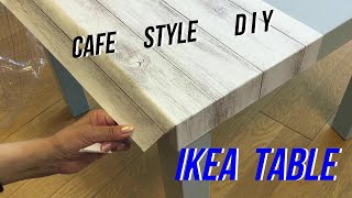 [DIY] IKEAのテーブルがカフェ風に変身☕　Cafe style table☕